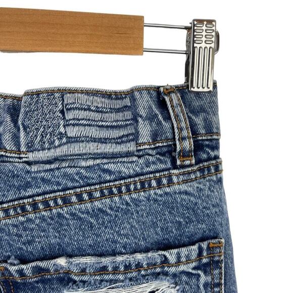 Revice Super 80s High Rise Button Fly Distressed Straight Leg Rigid Jeans SZ 25 - Picture 7 of 15